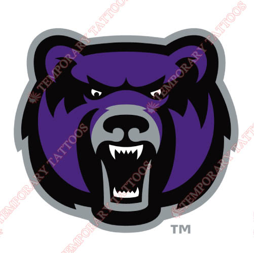 Central Arkansas Bears Customize Temporary Tattoos Stickers NO.4108